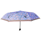 Signare Tapestry Folding Umbrella - Crane - Blossom and Swallow - Purple