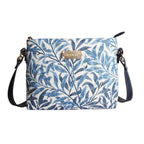 Signare Tapestry Fiber Cross Body Bag-Willow Bough - Sky Blue