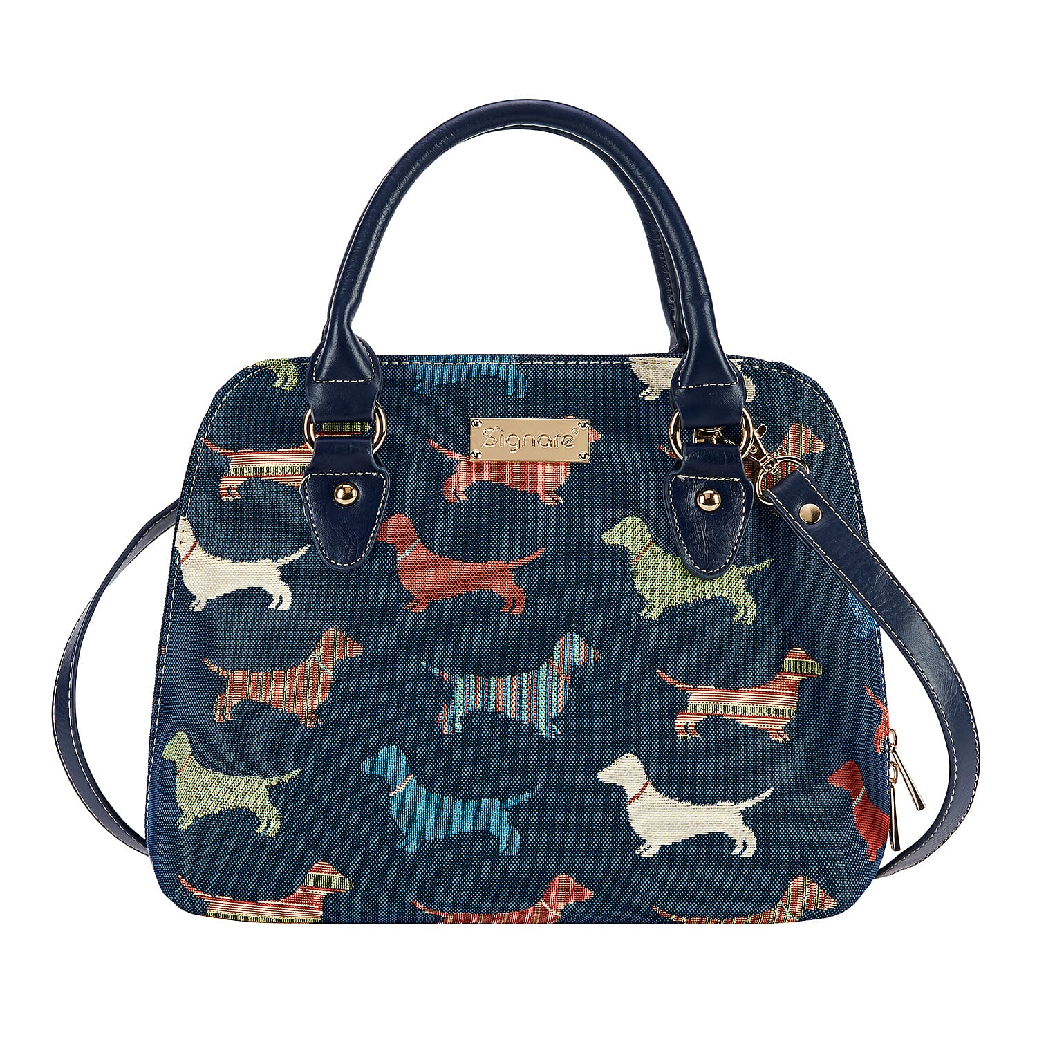 Signare Convertible Shoulder Bag - Dachshund