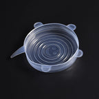 Set of 24 Air Tight Stretchable Silicone Lids - 12xRound, 12xRectangle