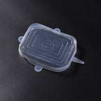 Set of 24 Air Tight Stretchable Silicone Lids - 12xRound, 12xRectangle