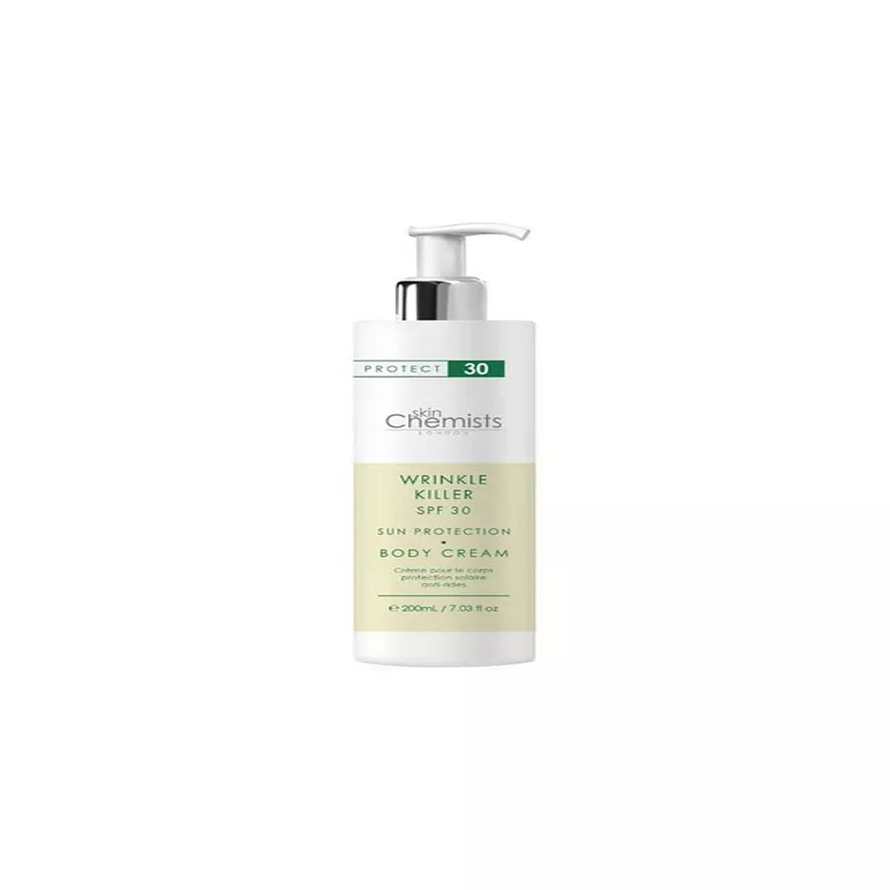 SkinChemists Wrinkle Killer Sun Protection SPF 30 Body Cream 200ml