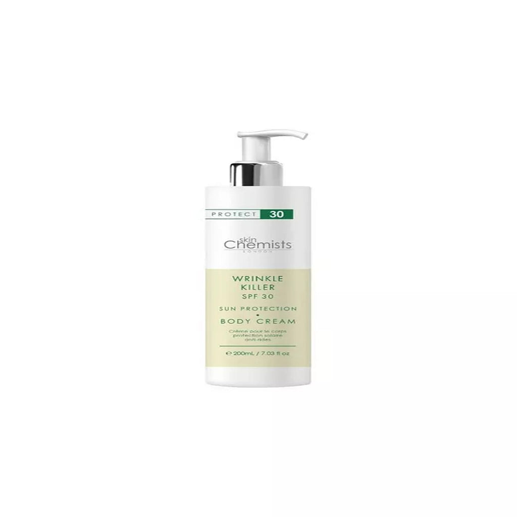 SkinChemists Wrinkle Killer Sun Protection SPF 30 Body Cream 200ml