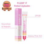Skin In Motion- Plump It SPF 30 Tinted Lip Balm - Sheer Berry (With Free Pink Pom Pom)