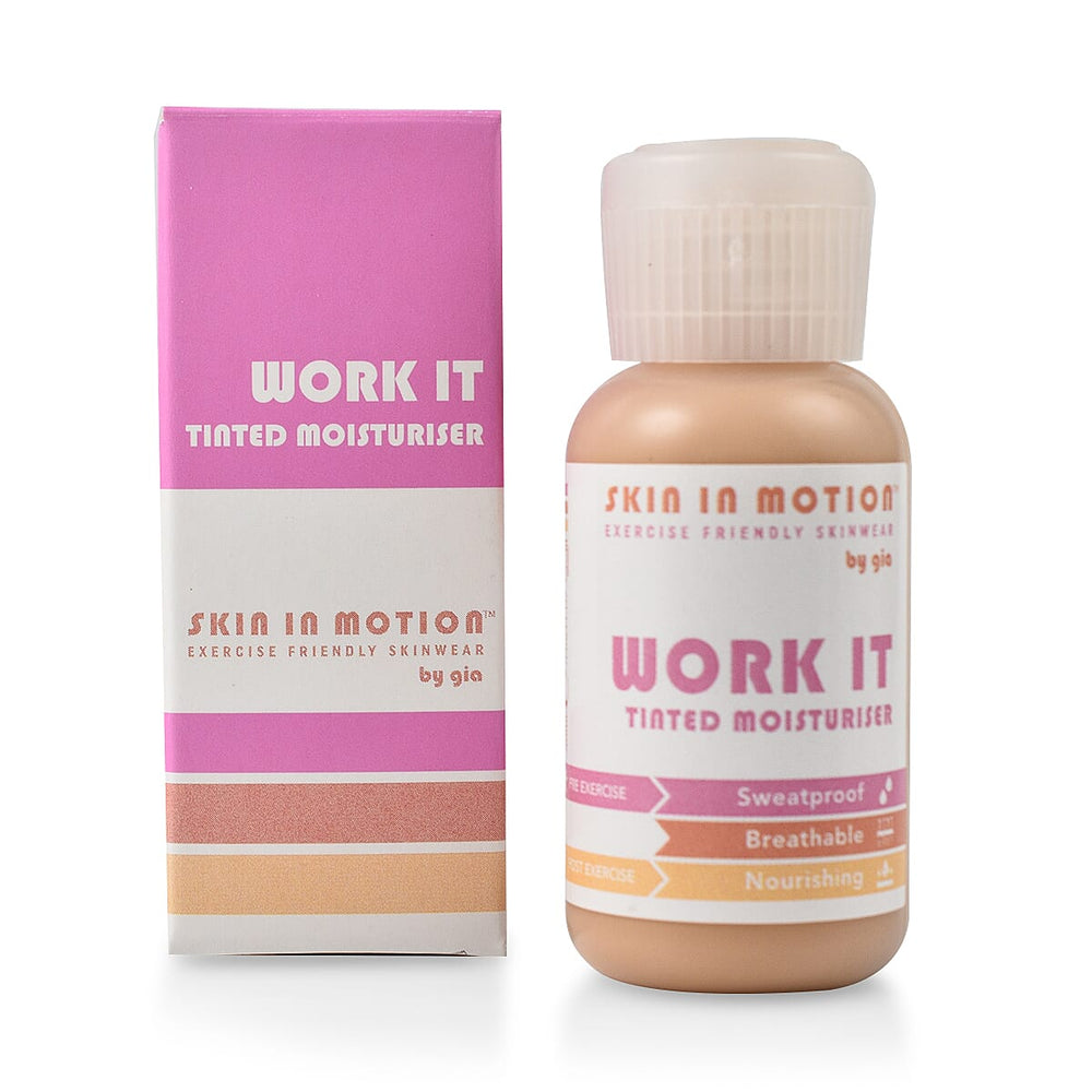 Skin In Motion- Tinted Moisturiser Shade 2 with Rock & Roll Beauty Tool