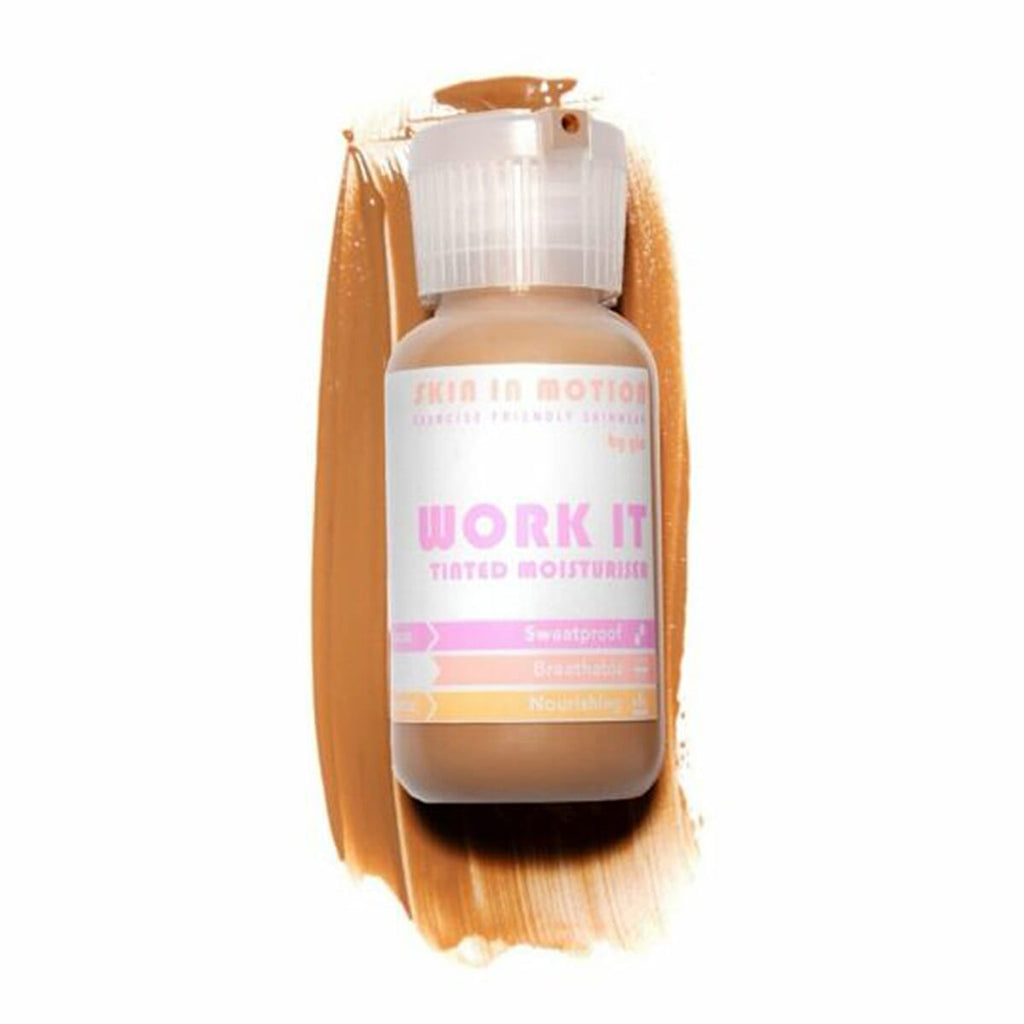 Skin In Motion-  Work IT Tinted Moisturiser Shade 3 with Free Beauty Blender