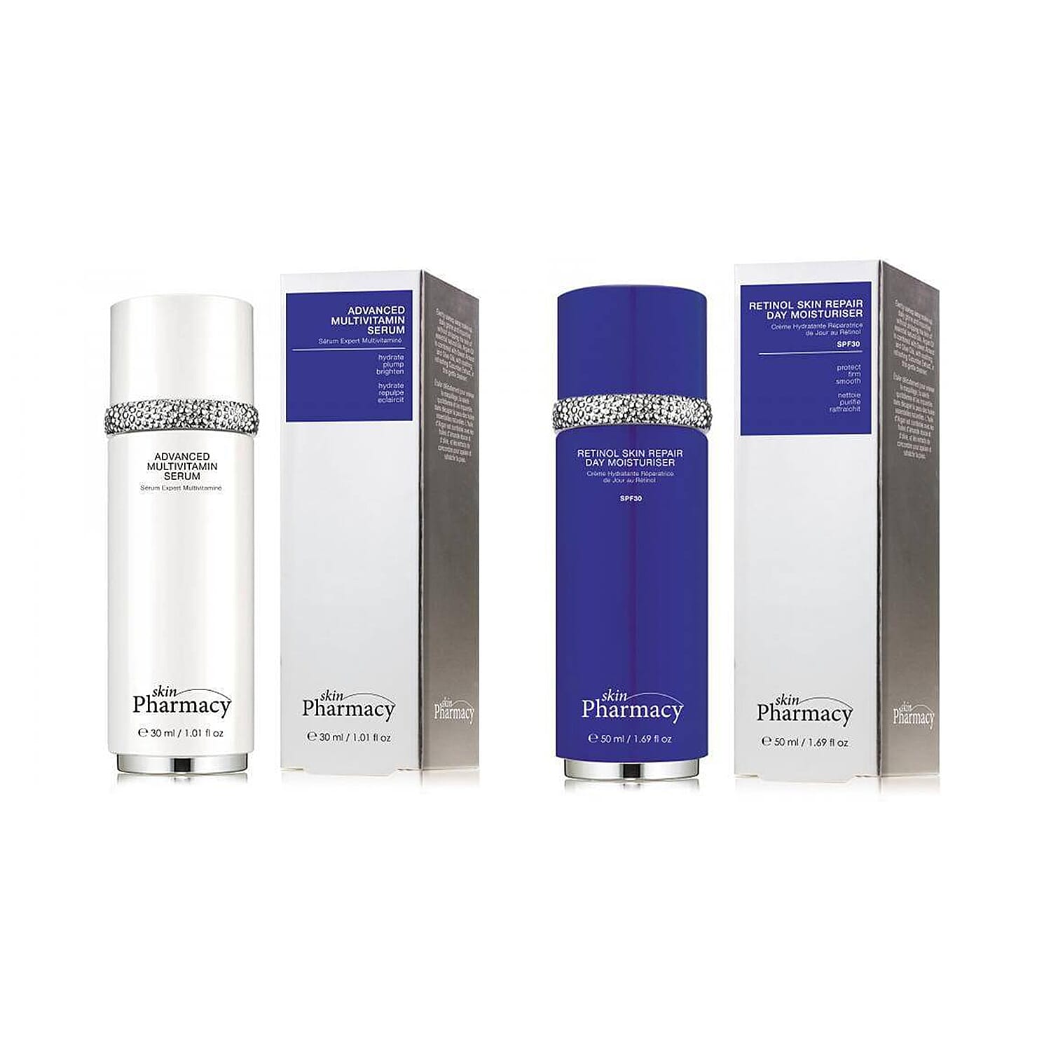 Skin Pharmacy Duo Day Bundle (Incl. Retinol Day and Multivitamin Serum)