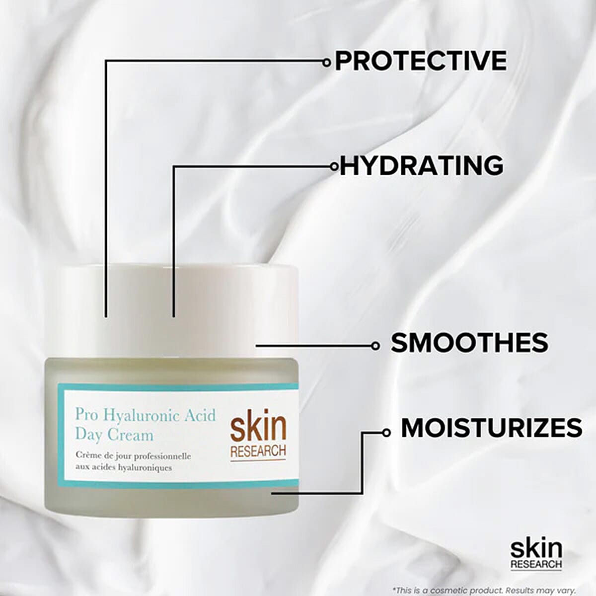 Skin Research Pro Hyaluronic Acid Day Cream - 50ml