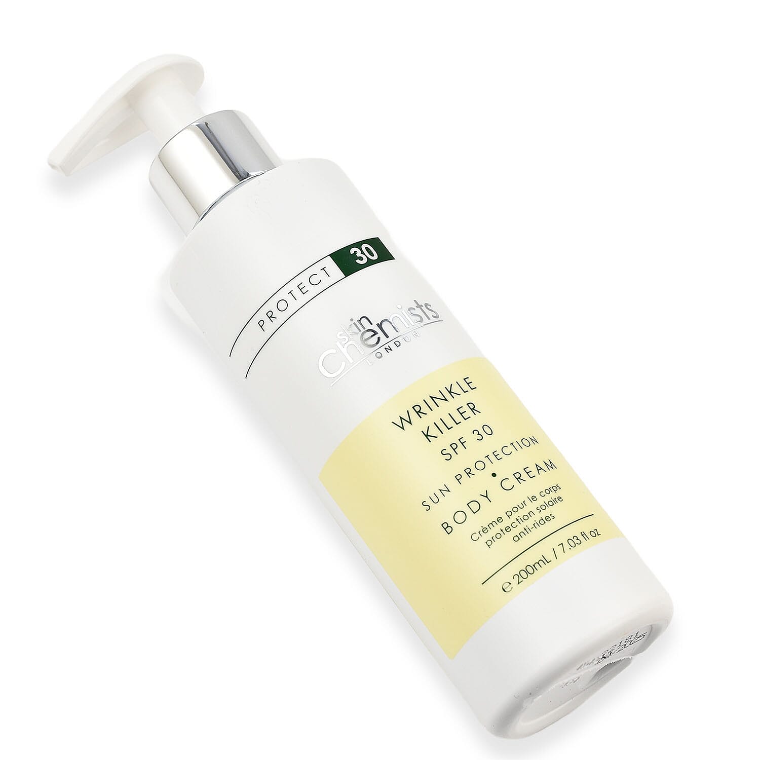 SkinChemists Wrinkle Killer Sun Protection SPF 30 Body Cream 200ml