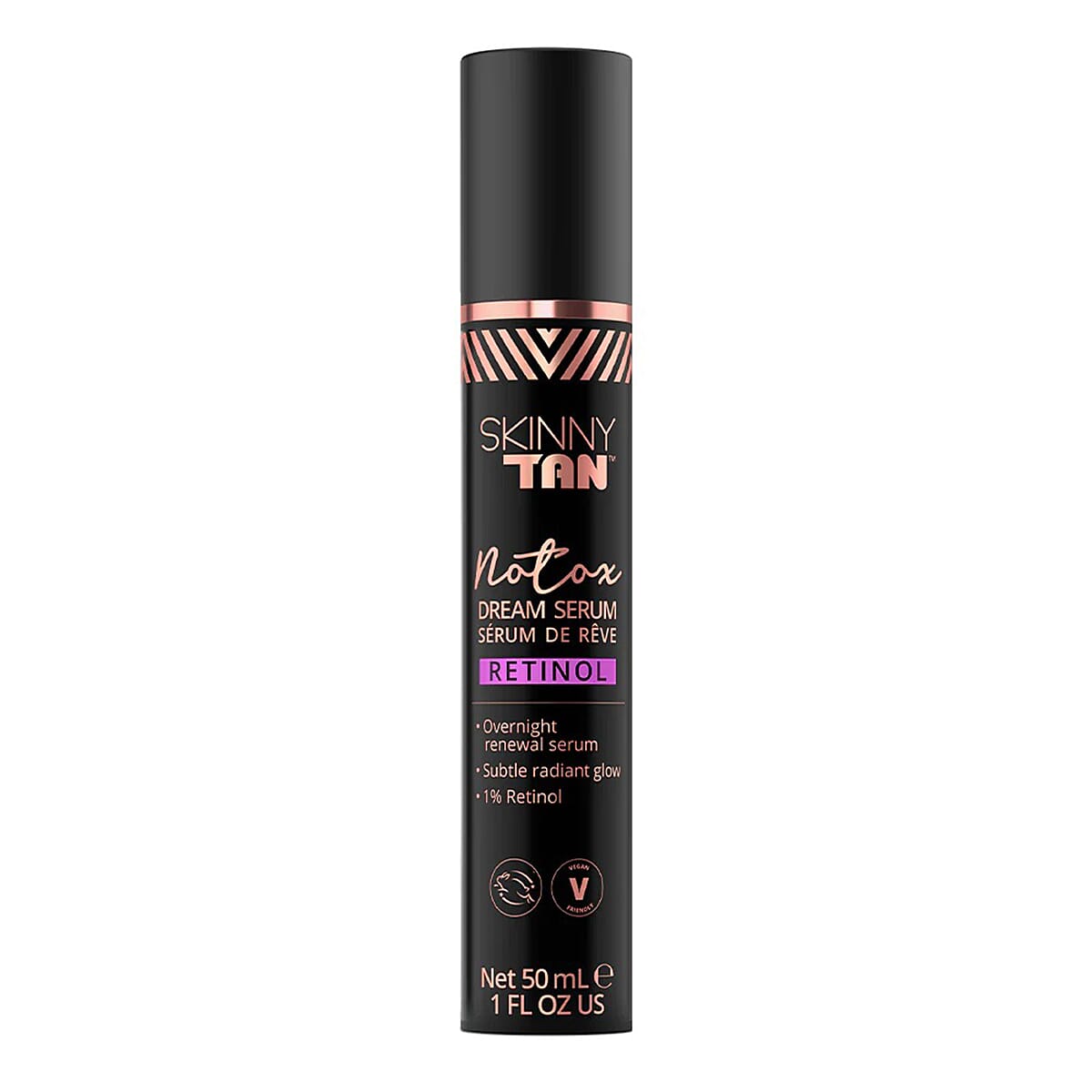 Skinny Tan- Notox Face Tanning - Anti-Aging Bundle (Incl. Notox Face Tan Beauty Elixir - 30ml, Notox Retinol Dream Serum - 50ml - Miracle Tanning Brush)