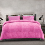 Fleece Duvet Cover - Fuschia