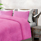 Fleece Duvet Cover - Fuschia