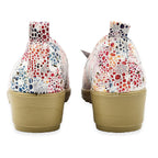 Slip On Wedge Peep Toe Shirley Shoe (Size 3) - White