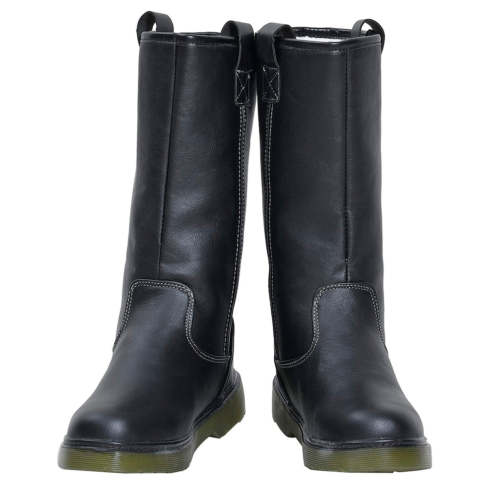 Faux Fur Inside Winter Boots (Size 7) - Black
