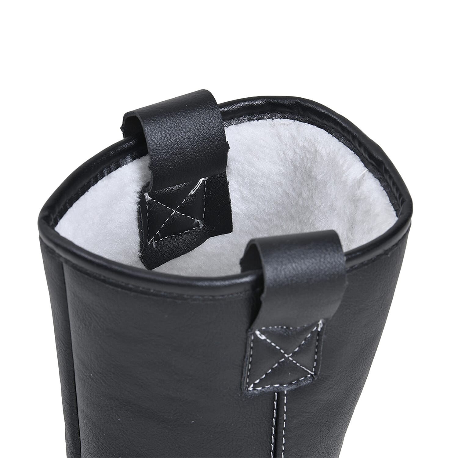 Faux Fur Inside Winter Boots (Size 7) - Black