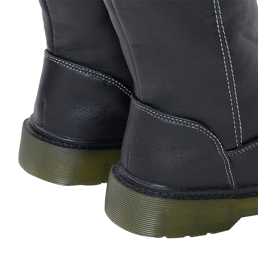 Faux Fur Inside Winter Boots (Size 7) - Black