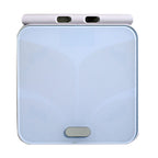 "Smart Handle bar Body Fat scale With unique ITO pattern design Color--white  Product size -300x300x26mm Display size -86x36mm Power -4pcsxAA batteries ( Not including )  Capacity-180kg-4001b Division