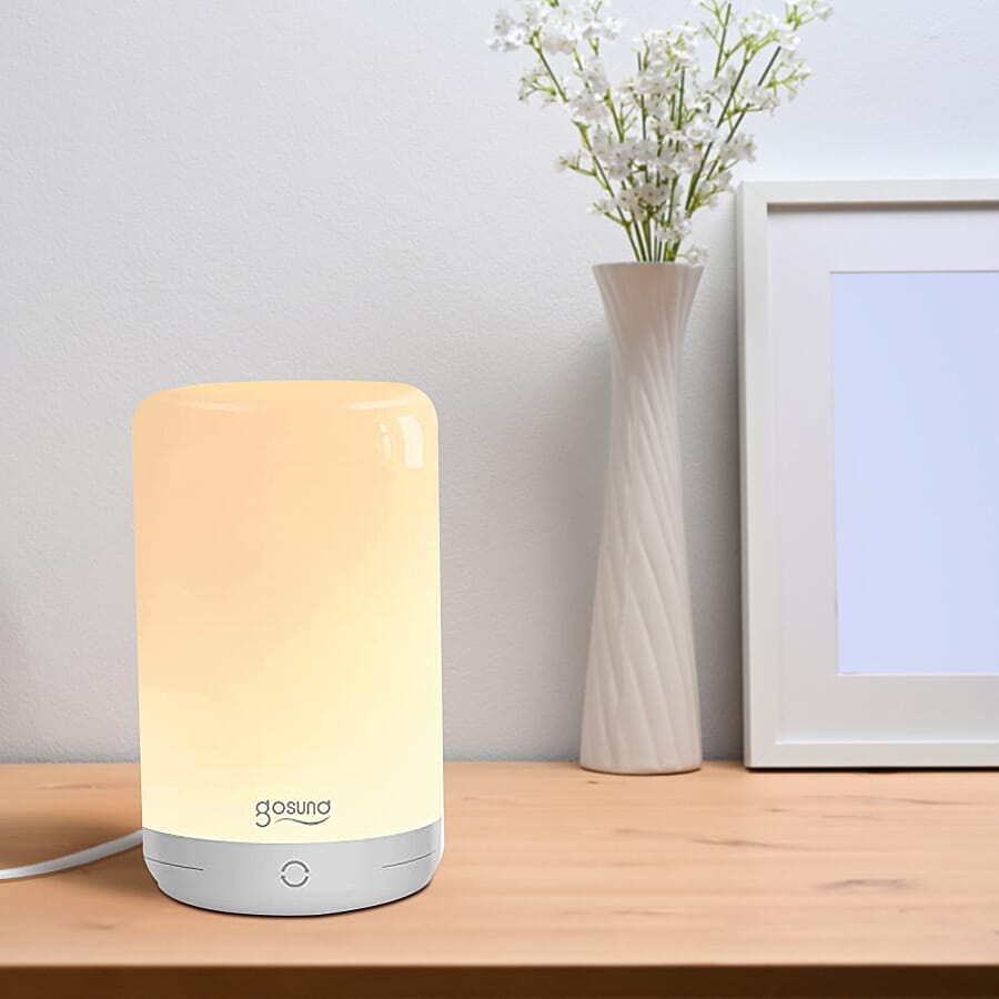 Gosund Smart Colour Changing LED Table Lamp with Voice Control and Soft Dimming Feature - Grey