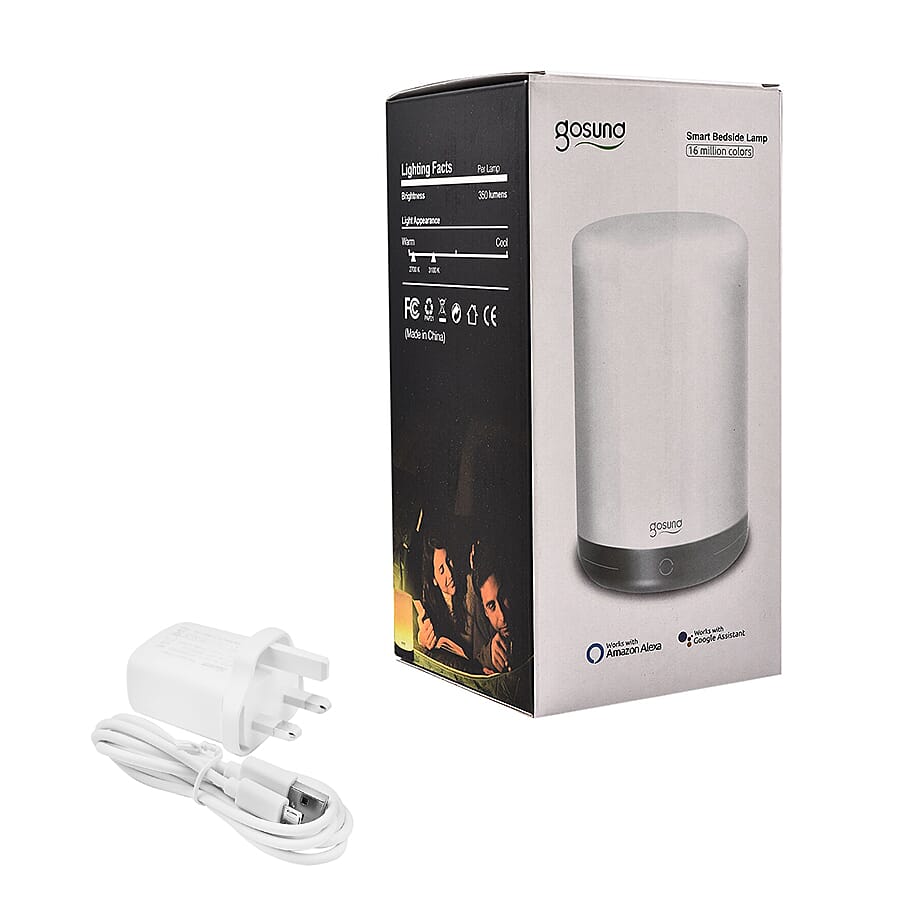 Gosund Smart Colour Changing LED Table Lamp with Voice Control and Soft Dimming Feature - Grey