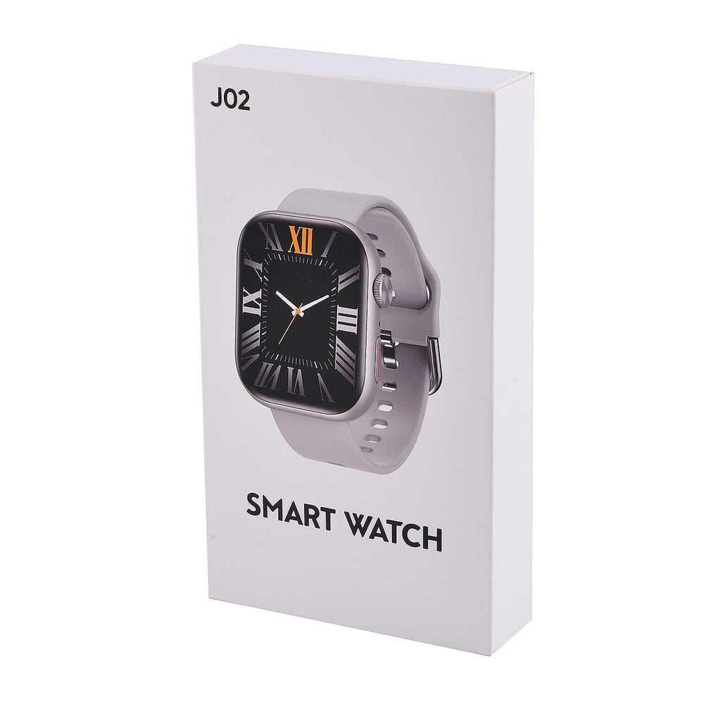 Smart Watch With Hryfine App - Bluetooth, Multi Dial Health Monitor with Heart Rate, Blood Pressure, Blood Oxygen, Sleep Monitor, Steps (supports Apple iOS 8.0, Android 4.4 or Above) - Grey