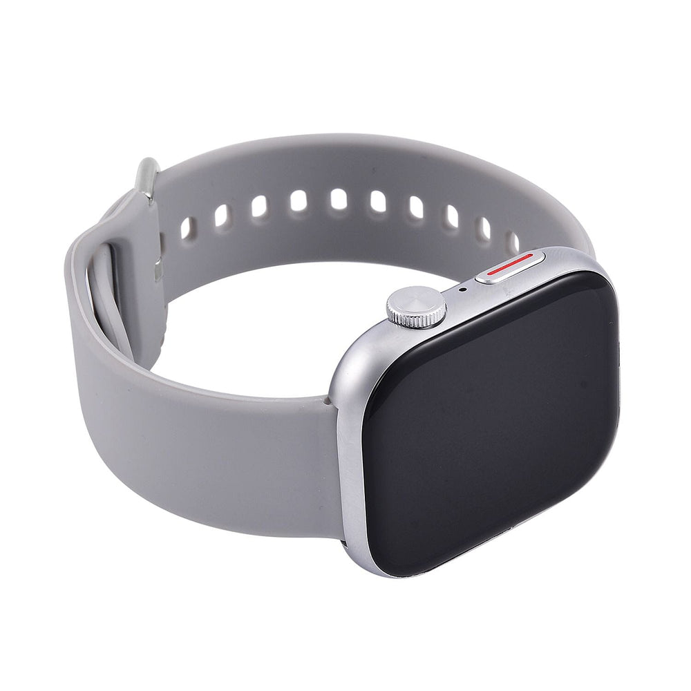 Smart Watch With Hryfine App - Bluetooth, Multi Dial Health Monitor with Heart Rate, Blood Pressure, Blood Oxygen, Sleep Monitor, Steps (supports Apple iOS 8.0, Android 4.4 or Above) - Grey