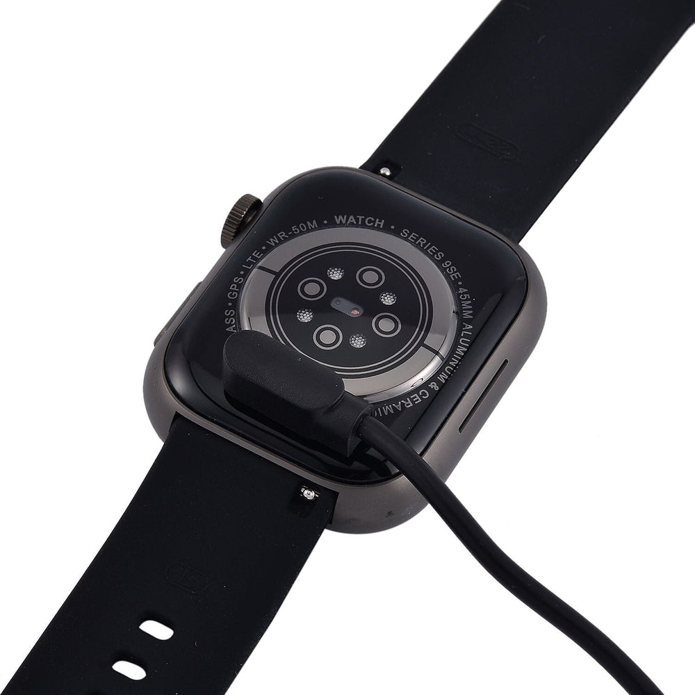 Smart Watch With Hryfine App - Bluetooth, Multi Dial Health Monitor with Heart Rate, Blood Pressure, Blood Oxygen, Sleep Monitor, Steps (supports Apple iOS 8.0, Android 4.4 or Above) - Black