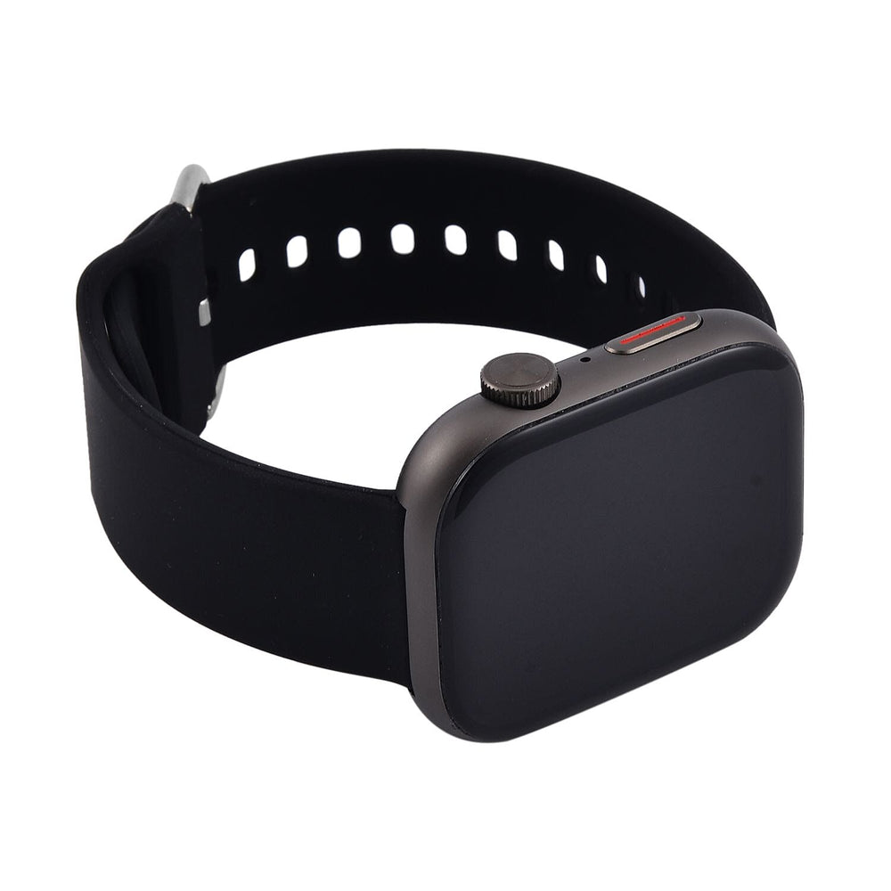 Smart Watch With Hryfine App - Bluetooth, Multi Dial Health Monitor with Heart Rate, Blood Pressure, Blood Oxygen, Sleep Monitor, Steps (supports Apple iOS 8.0, Android 4.4 or Above) - Black