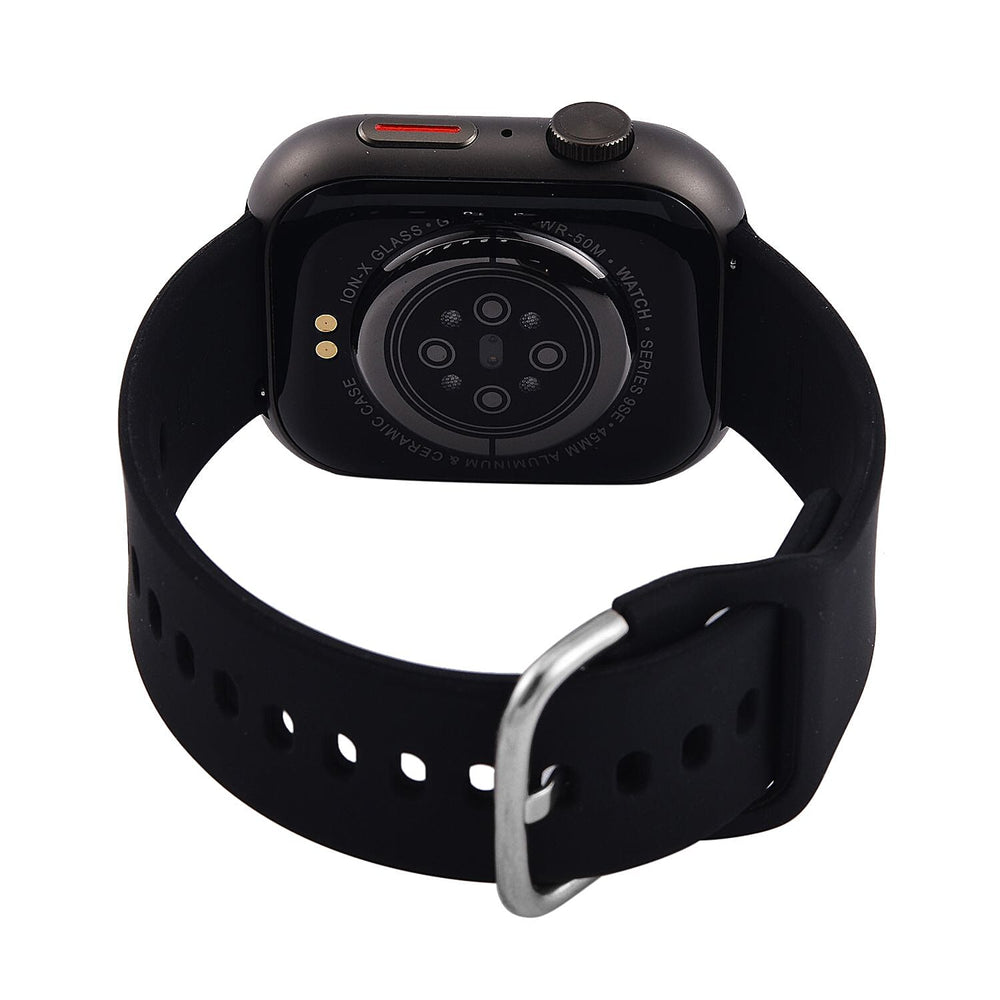 Smart Watch With Hryfine App - Bluetooth, Multi Dial Health Monitor with Heart Rate, Blood Pressure, Blood Oxygen, Sleep Monitor, Steps (supports Apple iOS 8.0, Android 4.4 or Above) - Black