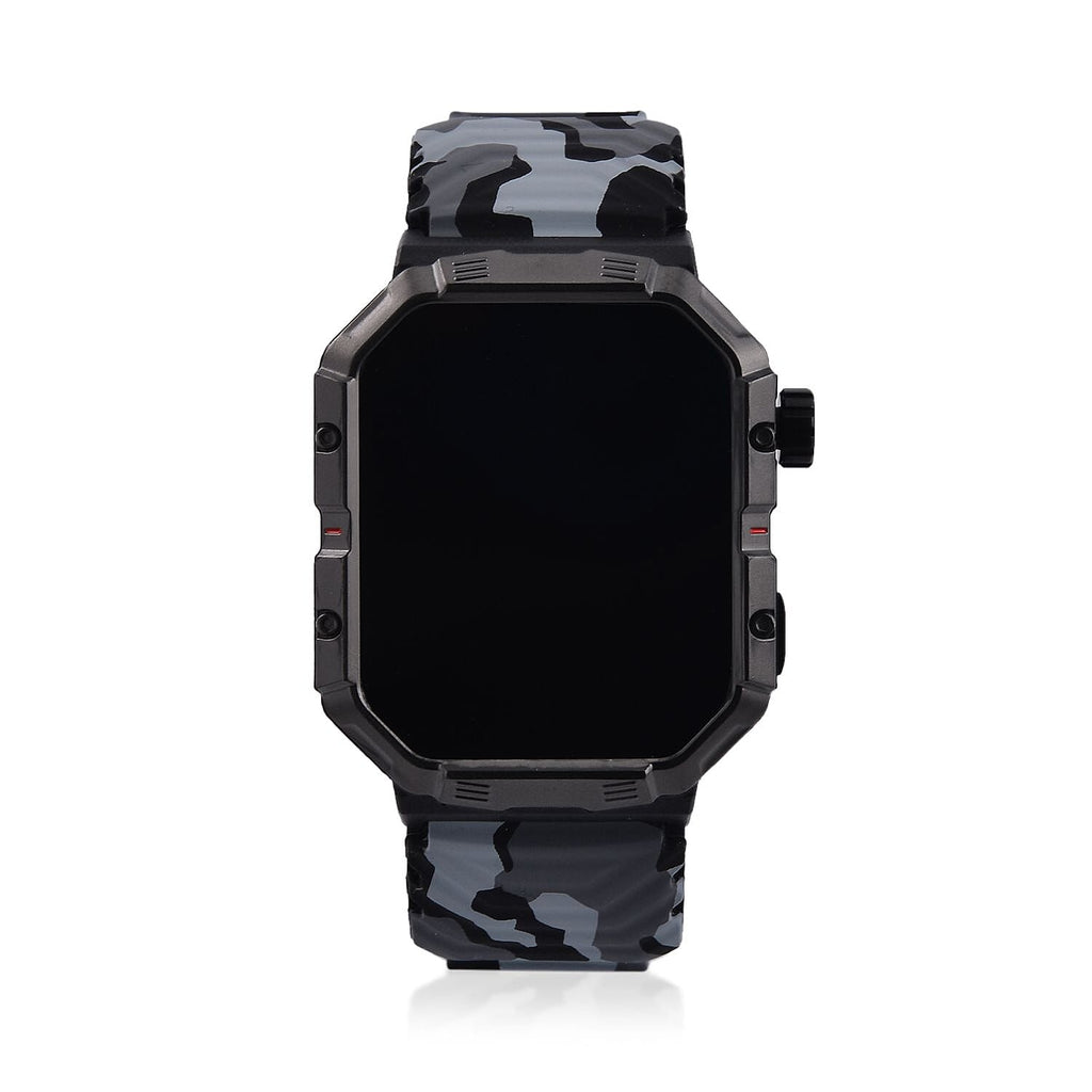 Waterproof Bluetooth Smartwatch with Livefit App (Compatible with Apple iOS 10, Android 6.0 or Above) - Black - Grey