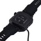 Waterproof Bluetooth Smartwatch with Livefit App (Compatible with Apple iOS 10, Android 6.0 or Above) - Black - Grey