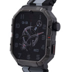 Waterproof Bluetooth Smartwatch with Livefit App (Compatible with Apple iOS 10, Android 6.0 or Above) - Black - Grey
