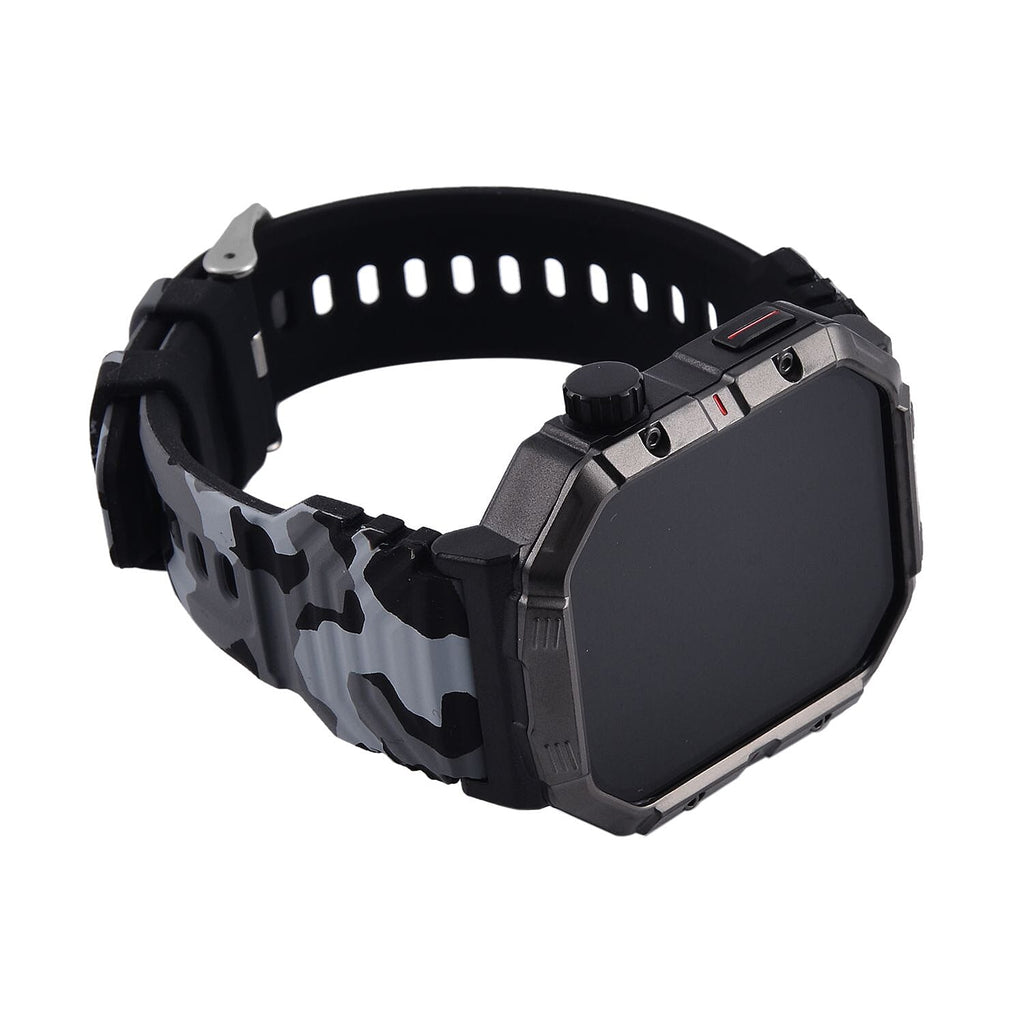 Waterproof Bluetooth Smartwatch with Livefit App (Compatible with Apple iOS 10, Android 6.0 or Above) - Black - Grey