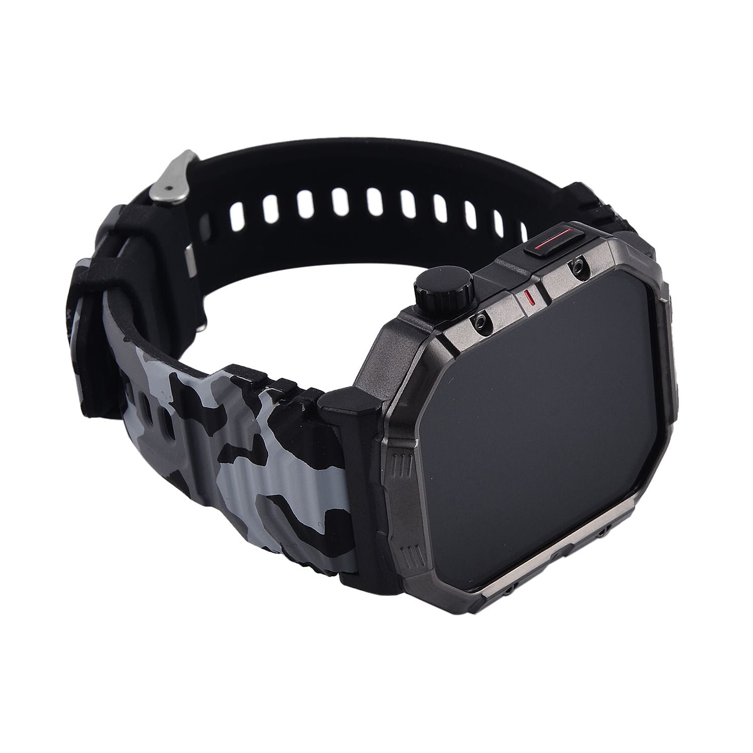 Waterproof Bluetooth Smartwatch with Livefit App (Compatible with Apple iOS 10, Android 6.0 or Above) - Black - Grey