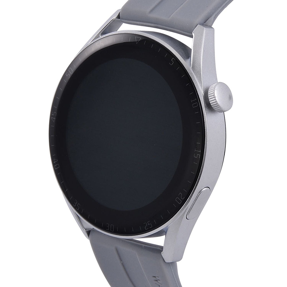 Smart Watch with Hryfine App - Bluetooth, Multi Dial Health Monitor with Heart Rate, Blood Pressure, Blood Oxygen, Sleep Monitor, Steps (supports Apple iOS 10, Android 6.0 or Above) - Grey