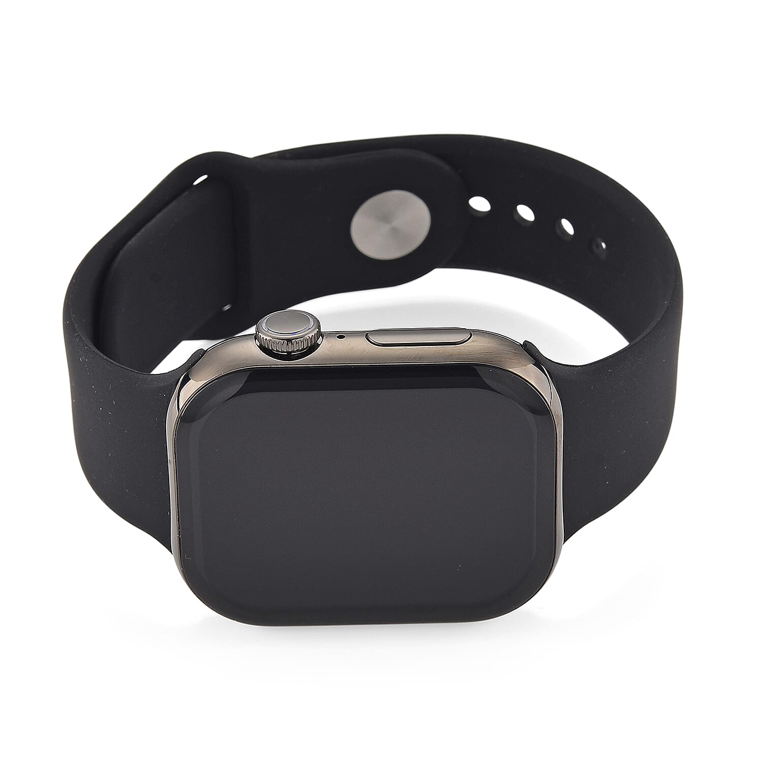 HW X PRO Smartwatch 2.01 inch TFT Display, IP67 Waterproof, Wireless Charging, Health Monitor, Bluetooth 5.2 for Men - Women with Black Silicone Strap