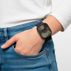 HW X PRO Smartwatch 2.01 inch TFT Display, IP67 Waterproof, Wireless Charging, Health Monitor, Bluetooth 5.2 - Black