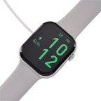 HW X PRO Smartwatch 2.01 inch TFT Display, IP67 Waterproof, Wireless Charging, Health Monitor, Bluetooth - Grey