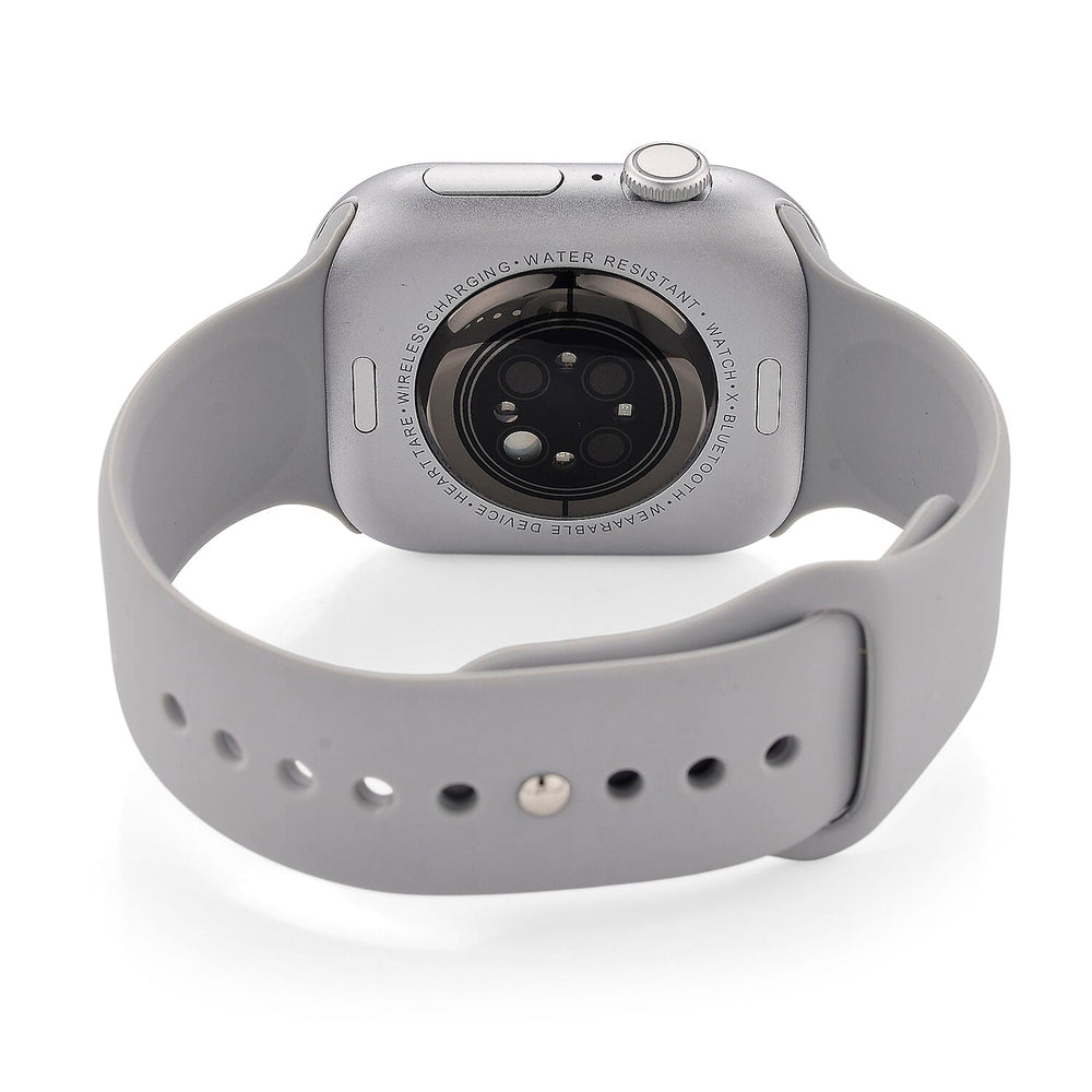 HW X PRO Smartwatch 2.01 inch TFT Display, IP67 Waterproof, Wireless Charging, Health Monitor, Bluetooth 5.2 and AI Features - Black