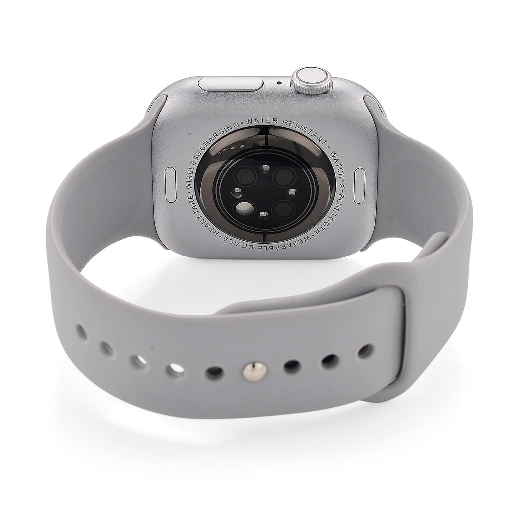 HW X PRO Smartwatch 2.01 inch TFT Display, IP67 Waterproof, Wireless Charging, Health Monitor, Bluetooth 5.2 and AI Features - Black