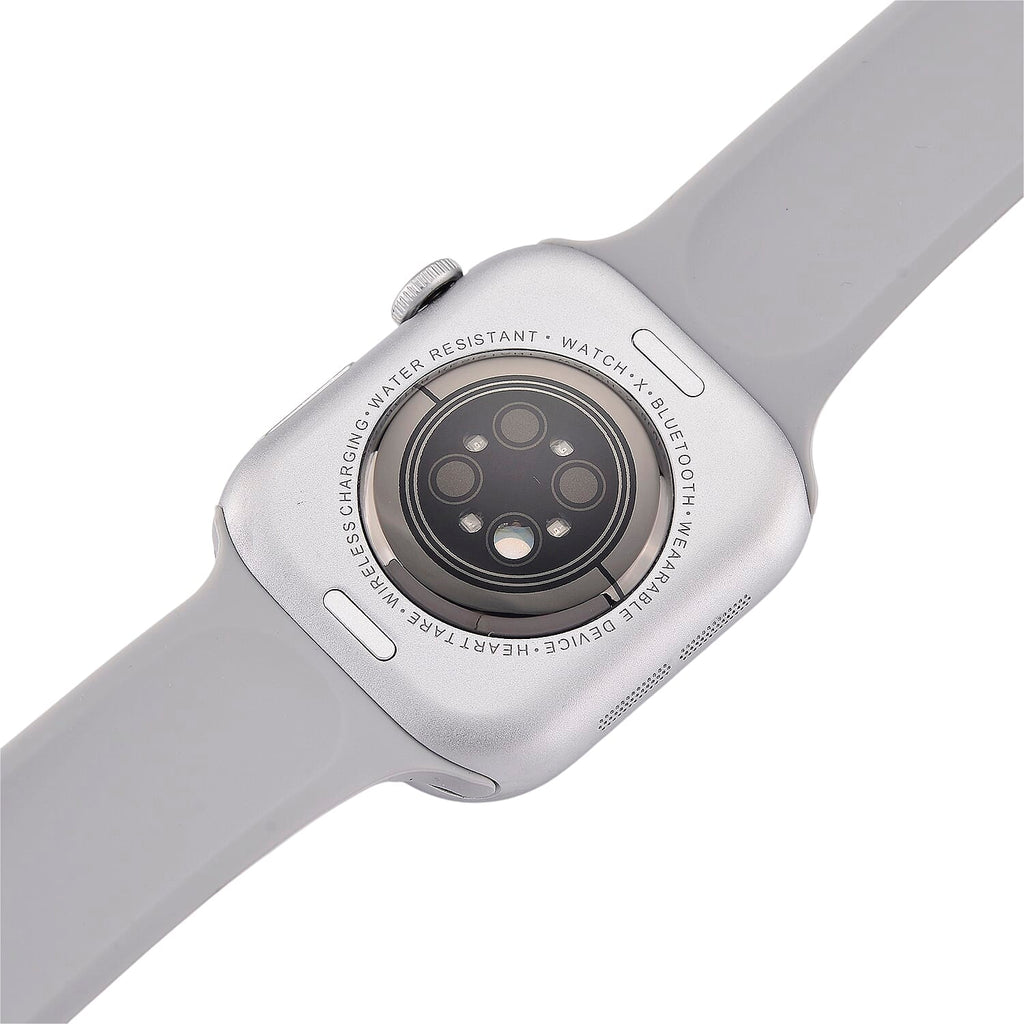 HW X PRO Smartwatch 2.01 inch TFT Display, IP67 Waterproof, Wireless Charging, Health Monitor, Bluetooth 5.2 and AI Features - Black
