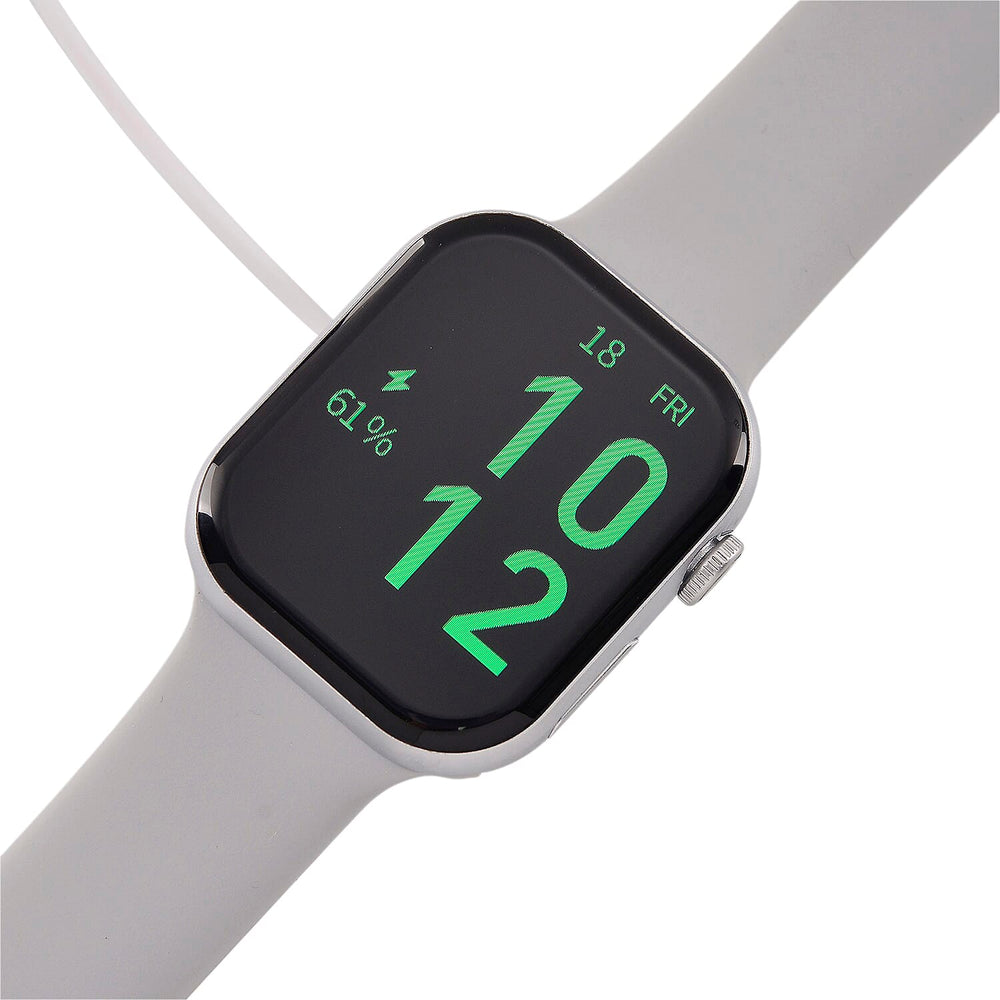 HW X PRO Smartwatch 2.01 inch TFT Display, IP67 Waterproof, Wireless Charging, Health Monitor, Bluetooth 5.2 and AI Features - Black