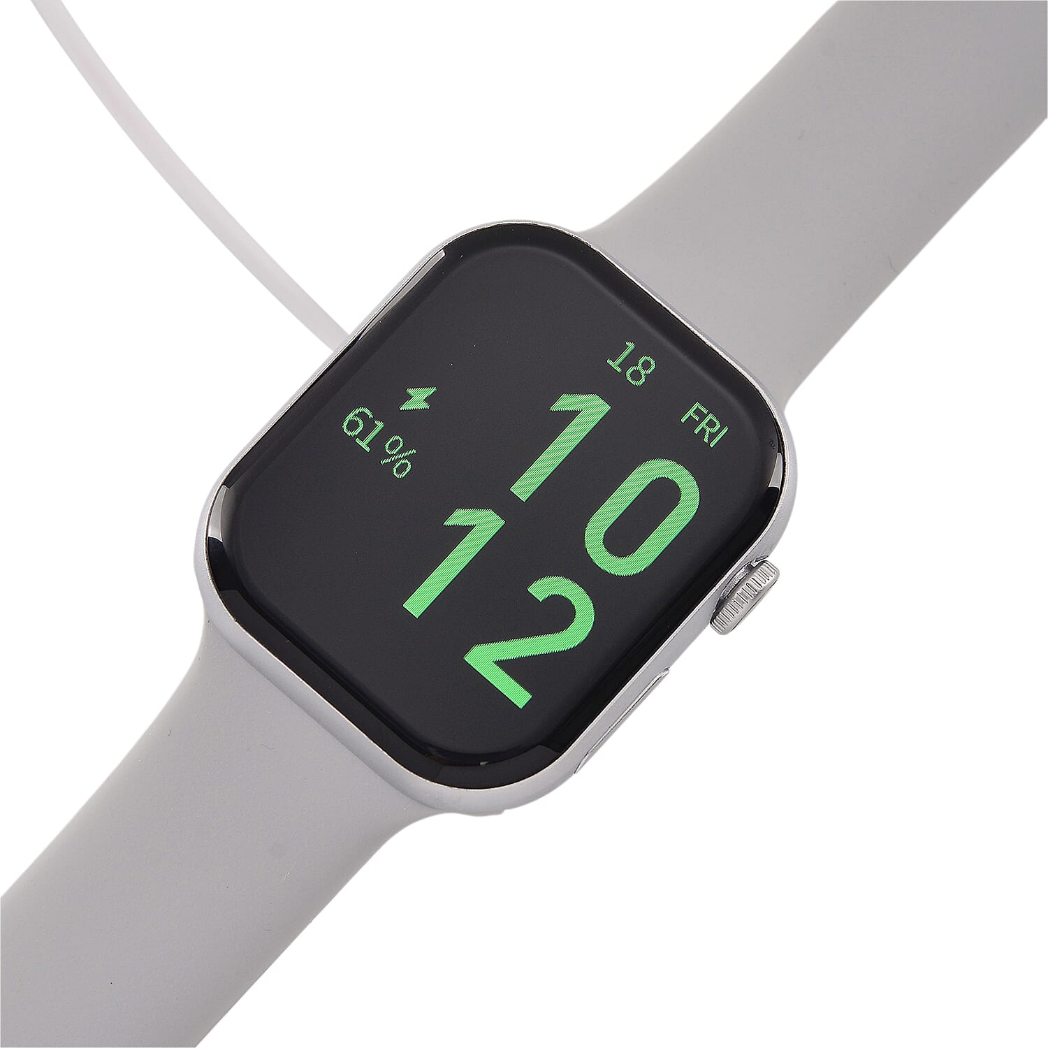 HW X PRO Smartwatch 2.01 inch TFT Display, IP67 Waterproof, Wireless Charging, Health Monitor, Bluetooth 5.2 and AI Features - Black