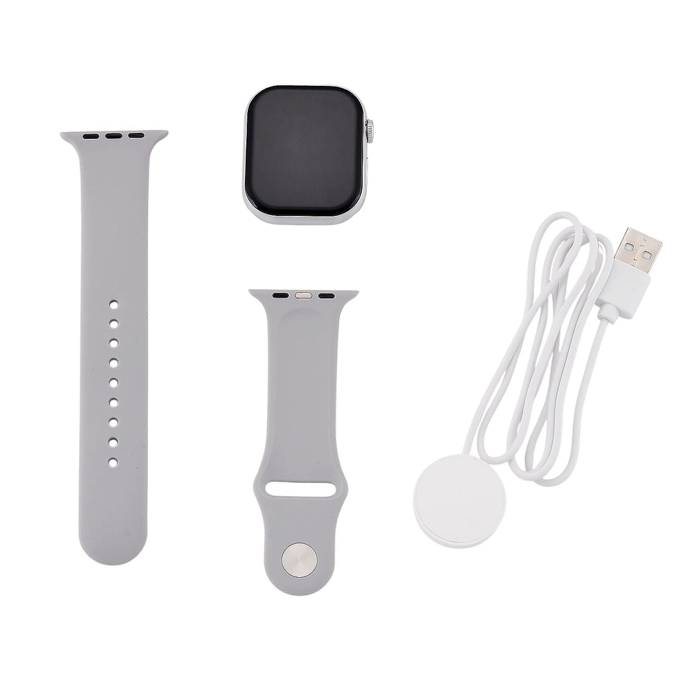 HW X PRO Smartwatch 2.01 inch TFT Display, IP67 Waterproof, Wireless Charging, Health Monitor, Bluetooth 5.2 and AI Features - Black