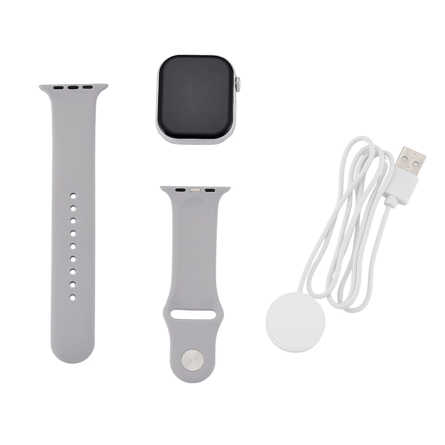 HW X PRO Smartwatch 2.01 inch TFT Display, IP67 Waterproof, Wireless Charging, Health Monitor, Bluetooth 5.2 and AI Features - Black