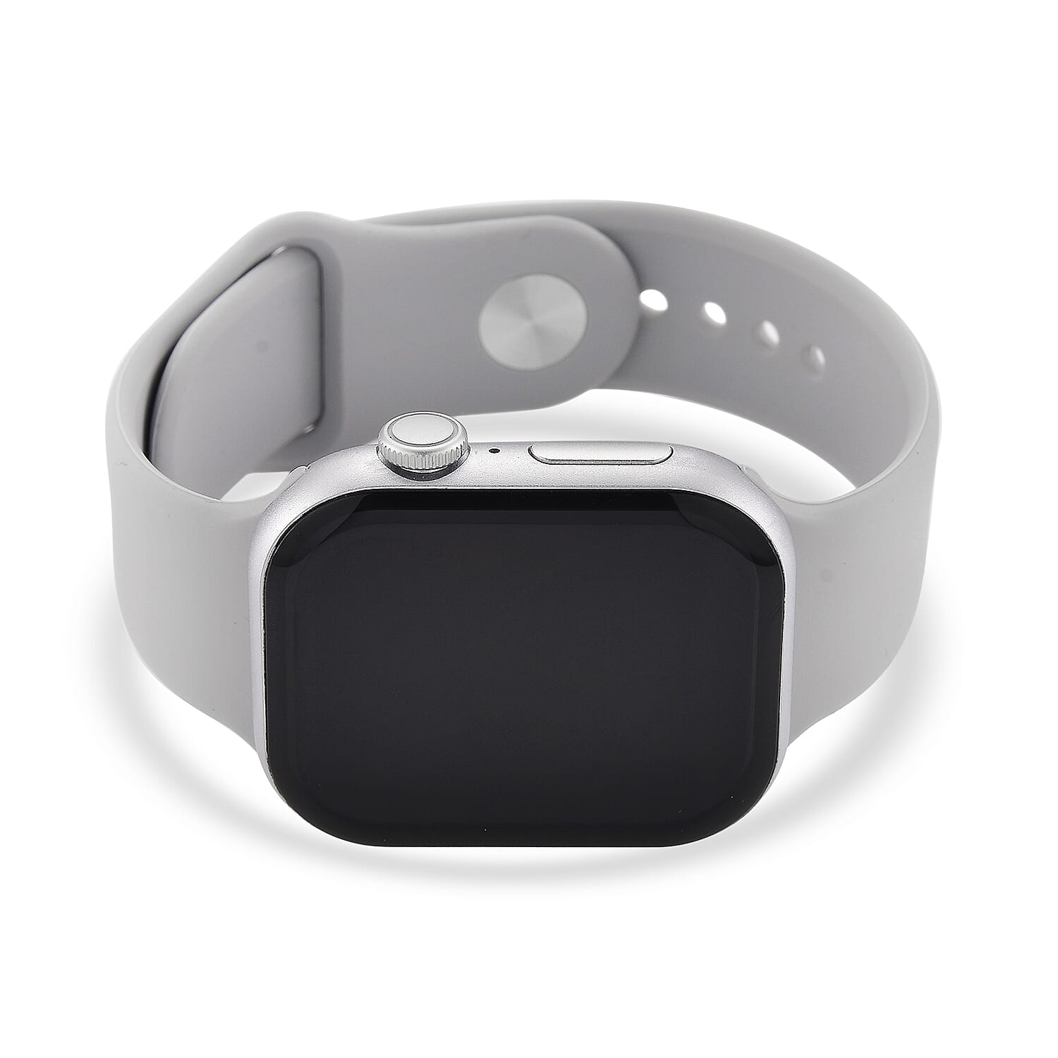 CONNECTPRO HW X PRO 2.01inch Smartwatch with Bluetooth 5.2, Wireless Charging - IP67 Waterproof - Includes Grey - Black Silicone Straps.