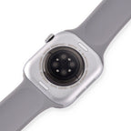 CONNECTPRO HW X PRO 2.01inch Smartwatch with Bluetooth 5.2, Wireless Charging - IP67 Waterproof - Includes Grey - Black Silicone Straps.