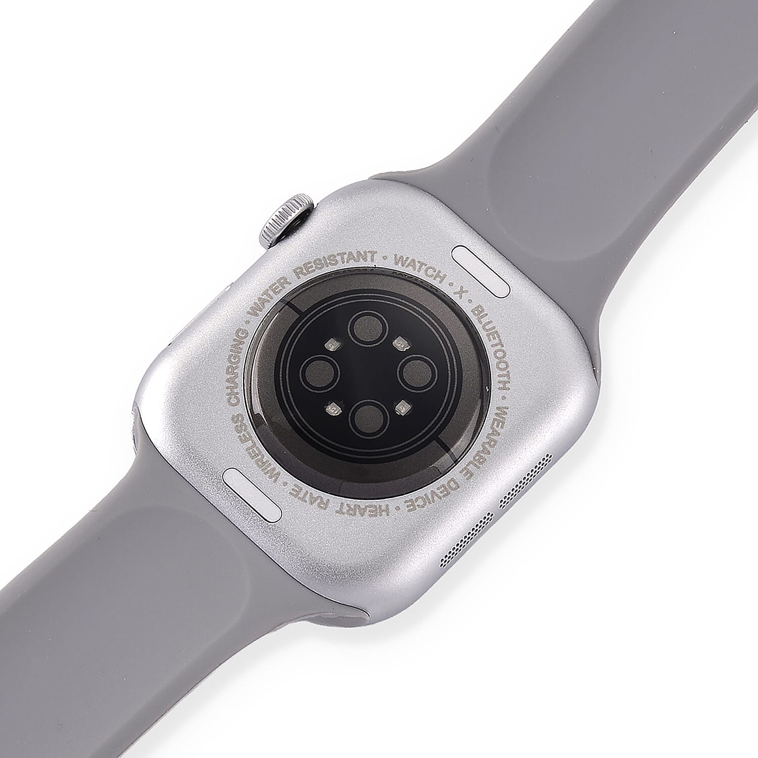 CONNECTPRO HW X PRO 2.01inch Smartwatch with Bluetooth 5.2, Wireless Charging - IP67 Waterproof - Includes Grey - Black Silicone Straps.