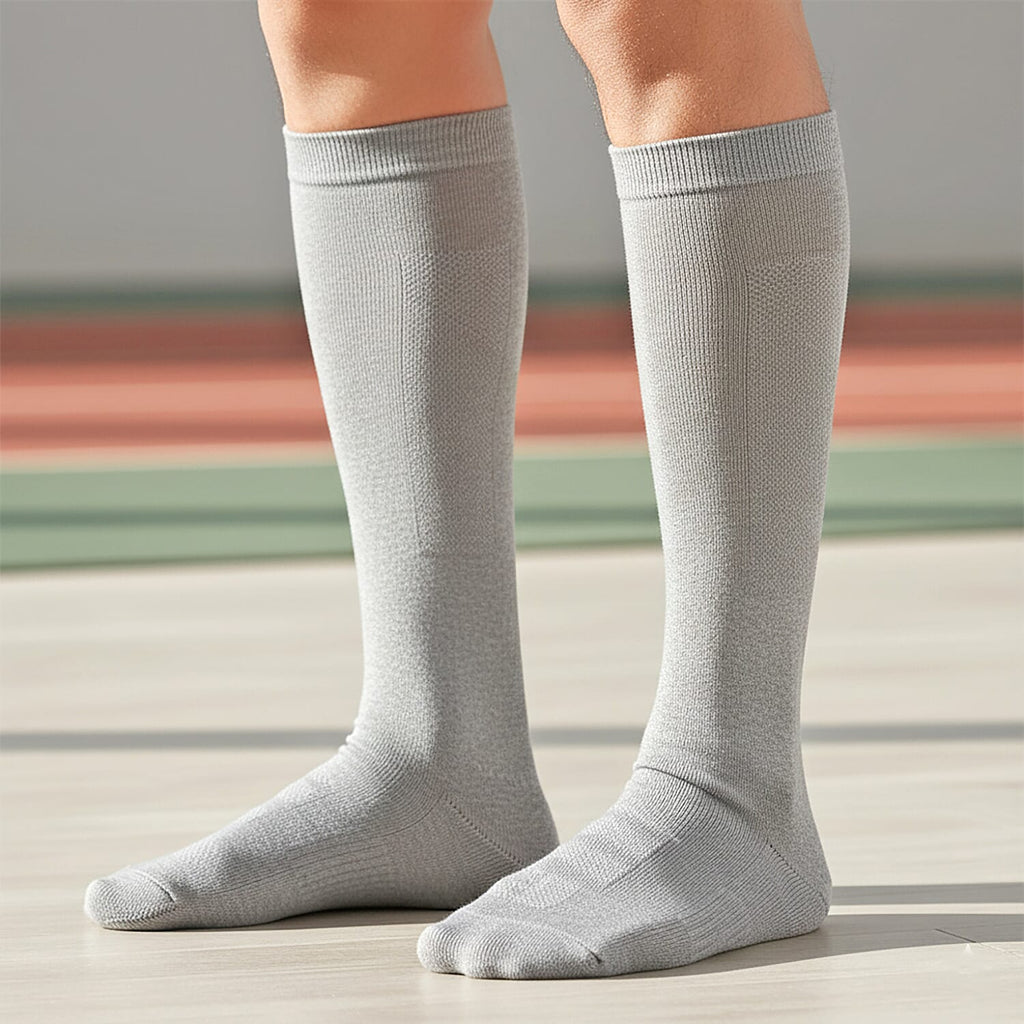 Bliss - Beyond Set of 4 - Copper Compression Far Infrared (FIR) textile technology Socks (Size L) - Grey