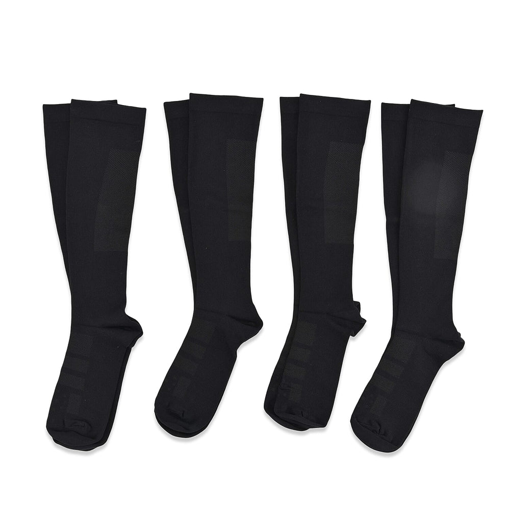 Bliss - Beyond Set of 4 - Tommie Copper FIR Compression Socks (S-M) - Black