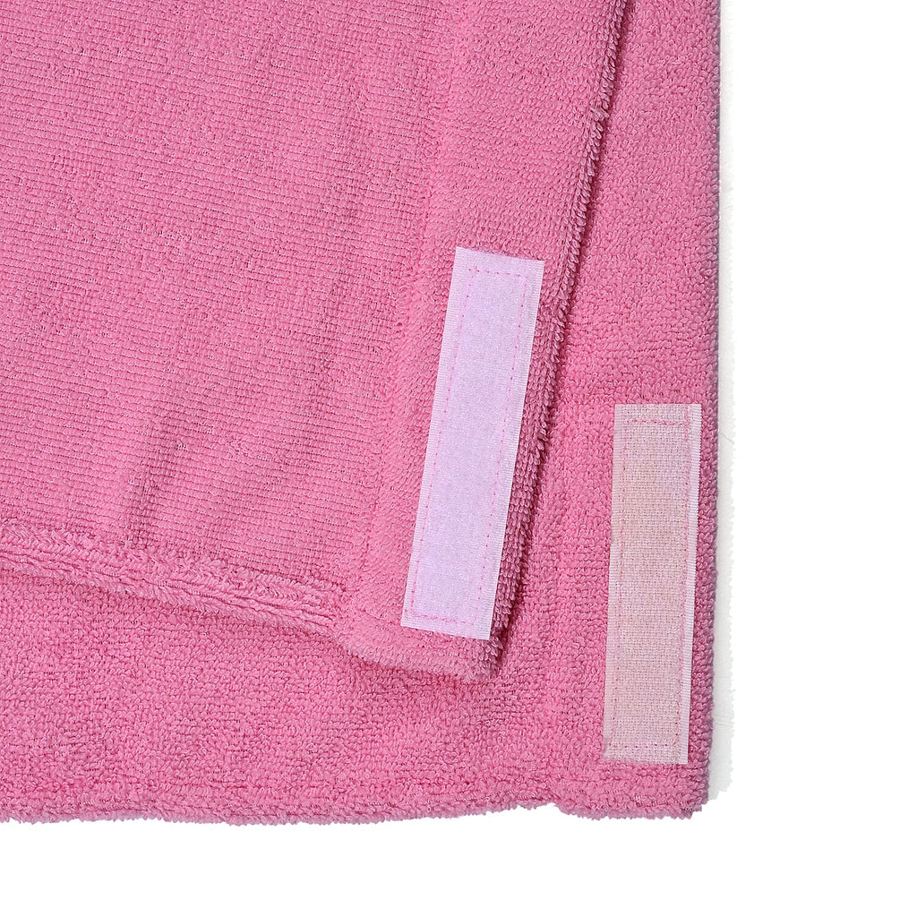 Soft - Comfortable Microfiber Bath and Hair Wrap Cap Set - Light Pink